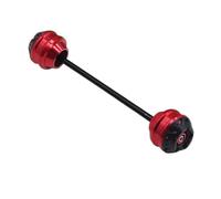 Compatible With TRACER700 Tracer 700 900 700GT 900GT Motorcycle Front Rear Axle Fork Wheel Crash Sliders Protector Pad Resistente A Caídas(REAR RED)