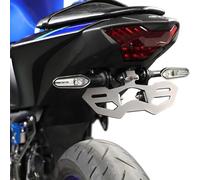 Compatible with Yamaha YZF-R25 YZF-R3 MT-25 MT-03 Motorcycle Rear Fender Eliminator License Plate Bracket Alloy License Frame Plate Mount Tail Tidy with White LED Safety Light