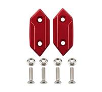 Compatible with ZX-10R 2008-2010 Motorcycle Block Off Plate Rear View Mirror Hole Cover Chassis Decorative Mirror Code Cap Base (Color : Red)
