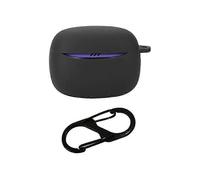 Compatibles con JBL Tune Buds 2 Bluetooth Earbuds Funda de silicona blanda con hebilla anti-pérdida