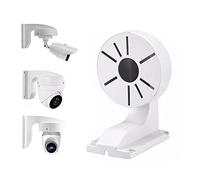 compcctv Soporte de montaje para cámara de seguridad, ABS para interiores y exteriores, soporte tipo L para cámaras de seguridad CCTV Domo IP de montaje en cámara domo, soporte para cámara domo