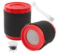 ComPDCVD 2 filtros de repuesto adecuados para aspiradores húmedos/secos de Bosch de 18 V para aspiradores de batería profesional GAS18V-3/GAS18V-10L VF320H, piezas de repuesto, accesorios de filtro