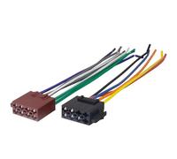 ComPDCVD - Conector ISO para radio de coche precableado, haz universal para alimentación de sonido y altavoces, adaptador universal DIN ISO de radio 8 pines + 5 pines