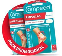 COMPEED Ampollas Extreme Medianas, Protección Acolchada Contra Rozaduras, Pack 2 x 5 uds.