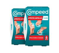 Compeed Ampollas Surtido, Apósitos Hidrocoloides Pies, Pack 2 x 6 uds | Alivio del dolor, contra rozaduras, formato surtido, uso diario, protección duradera
