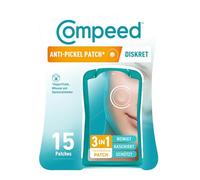 Compeed - Antiespinillas* Parche discreto - Limpia, oculta y protege - Parches de espinillas hidrocoloides* - Ideal para uso diario - Para áreas específicas - 15 parches - 1,5 x 1,5 cm