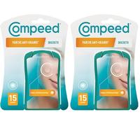 COMPEED Parche Anti-Granos, Tratamiento Acné, Uso Diurno Limpia, Disimula y Protege, 15 uds (Paquete de 2)