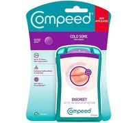 Compeed Parches Herpes Labial, Tratamiento Hidrocoloide Curación Rápida, Pack 15 uds.
