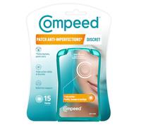 Compeed - Tiritas imperfectas * Discreto - Parches hidrocoloidales - Ideal para uso discreto durante el día - Para imperfecciones específicas - 15 parches - 1,5 x 1,5 cm puntos negros y pequeñas