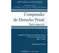 Compendio 2018 De Derecho Penal Parte Especial