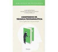 Compendio de técnica psicoanalítica. | Juan Manzano Garrido, Francisco Palacio-espasa, Adela Abella