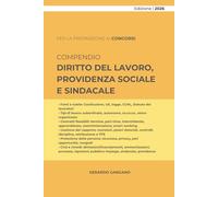 COMPENDIO DIRITTO DEL LAVORO, PROVIDENZA SOCIALE E SINDACALE: Fonti, contratto di lavoro, flessibilità, tutele e processo. Con sezioni su diritto sindacale, pubblico impiego e previdenza sociale