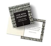 Compendium ThoughtFulls Pop-Open Cards Live with Intention | 30 tarjetas emergentes, cada una con un mensaje inspirador diferente en el interior