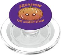 Competencia Linda Calabaza squashin Humor otoño PopSockets PopGrip para MagSafe