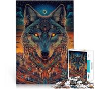 Competición de Velocidad de Manos Rey Lobo Santo Rompecabezas para Adolescentes 2000 Piezas 70x100cm Regalos de Amigo Secreto para Mayores de 14 años