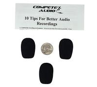 Competir Audio CA132 mayor micrófono parabrisas unidades escritorio/móvil Fitness Instructor/gamer Pack Negro