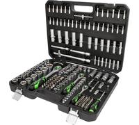 Competition 512.0191 1/4"+3/8" + 1/2" Juego de llaves de vaso, 191 piezas (Powered by KS Tools)