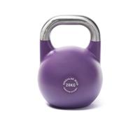 COMPETITION KETTLEBELL 20KG SINGULARWOD - Pesa rusa de competición para crosstraining y fitness. Movimientos funcionales y fuerza en casa o gimnasio.