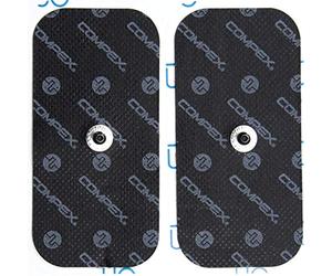 Compex Compex Easysnap Performance - Electrodos Unisex (50 x 100 mm), Color Azul, 50 x 100 mm EU