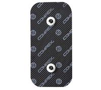 Compex Electrodos I 2 electrodos negros 5x10 cm doble SNAP para electroestimuladores Compex I Compatible con electroestimuladores Compex con cable e inalámbricos