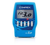 Compex Fit 3.0 - Electroestimulador Muscular, EMS, TENS y Masaje - 4 Canales Independientes, 999 Niveles de Intensidad, 20 programas y 12 electrodos - Compatible con la App Coach - Sensor MI