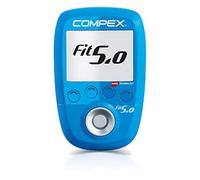 Compex FIT 5.0 - Electroestimulador Muscular inalámbrico, EMS, Tens y Masaje - 2 módulos, 999 Niveles de Intensidad, 30 programas - Compatible con la App Coach - Sensor MI Integrado