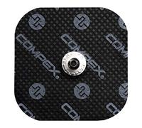 Compex I 4 electrodos Negros 5x5 cm para electroestimuladores I Compatible con electroestimuladores Cable e inalámbricos