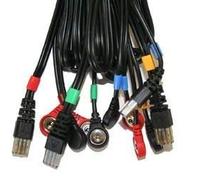 Compex - Juego de 4 cables de Snap 8P para electroestimuladores Mi-Sport 500, Mi-Fitness Trainer