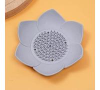 CompFor act For PetFor al SoFor ap Dish with DrainFor age FeFor atures for SmFor all BFor athroom SpFor aces (gris)