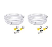 Comphic Manguera de Aire Acondicionado Portátil de 10 Pies, Kit de Drenaje de CA con Conector de 3/5 Pulgadas