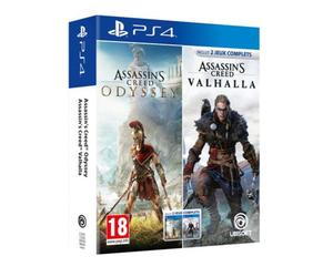 Compilación Assassin's Creed Odyssey + Assassin's Creed Valhalla PS4