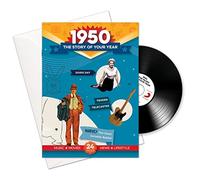 Compilation - 1950 cumpleaños o aniversario regalos - 1950 4-en-1 tarjeta y regalo - Historia de su Año, CD, Music Download - 15 Gráfico originales Canciones - Presente Retro Para Hombres y Mujeres