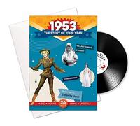 Compilation - 1953 cumpleaños o aniversario regalos - 1953 4-en-1 tarjeta y regalo - Historia de su Año, CD, Music Download - 15 Gráfico originales Canciones - Presente Retro Para Hombres y Mujeres