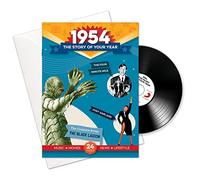 Compilation - 1954 cumpleaños o aniversario regalos - 1954 4-en-1 tarjeta y regalo - Historia de su Año, CD, Music Download - 15 Gráfico originales Canciones - Presente Retro Para Hombres y Mujeres