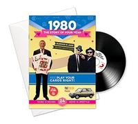 Compilation - 1980 Cumpleaños o Regalos de Aniversario - 1980 Tarjeta y Regalo 4-In-1 - Historia de Su Año, CD, Descarga de Música