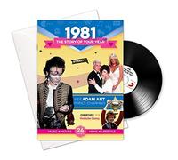 Compilation - 1981 Cumpleaños o Regalos de Aniversario - 1981 Tarjeta y Regalo 4-en-1 - Historia de su año, CD, Descarga de música