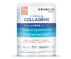 Complejo de colágeno Granions, ácido hialurónico, coenzima Q10, selenio - 242 g