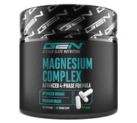 Complejo de Magnesio 300 Cápsulas - 375 mg de Magnesio Elemental por Dosis Diaria - 4 Formas con Core Chelate® Bisglicinato, Citrato, Taurato y Malato - Alta Dosis - Vegano