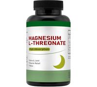 Complejo de Magnesio L-Treonato - Para el apoyo al sueño, la salud cerebral y la función cognitiva - Sin gluten, No OGM
