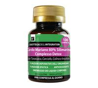 Complejo Desintoxicante de Cardo Mariano con 80% de Silimarina 100 Comprimidos, 1 al día| con Diente de León, Alcachofa, Colina e Inositol | Sin Gluten | Limpiador Hepático