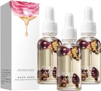 Complejo linfológico Aceite corporal Aceite esencial de flor de rosa seca Aceite de flor de tallo de rosa Aceite de masaje anticelulítico Esencia adelgazante reafirmante para todo tipo de piel