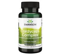 Complejo Swanson Cordyceps con hongos Reishi y Shiitake 60 cápsulas