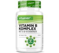 Complejo vitamínico B - 365 comprimidos - Suministro para 12 meses - Las 8 vitaminas B en 1 comprimido - Vitamina B1, B2, B3, B5, B6, B12, biotina y ácido fólico - Vegano