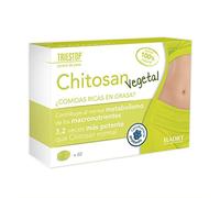 Complemento Alimenticio Chitosan Vegetal - 60 Comprimidos - Contribuye al Normal Metabolismo de los Macronutrientes - Ayuda a Regular los Niveles de Glucosa - Eladiet