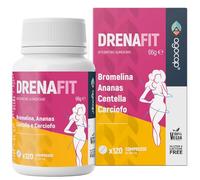 Complemento alimenticio con bromelina, piña e hinojo - con centella asiática, diente de león, alcachofa, L-carnitina y ginkgo biloba - 120 comprimidos - con bromelina