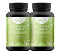 Complemento Alimenticio con Extracto de Judía Blanca, Zinc y Cromo Contribuye el Metabolismo Mantenimiento de Niveles Normales de Glucosa en Sangre (180 Cápsulas (2 Botes)