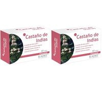 Complemento Alimenticio de Semillas de Castaño de Indias - 60 Comprimidos - Ayuda a Mejorar la Circulación Sanguínea - Indicado para Piernas Cansadas - Eladiet (Paquete de 2)