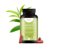 Complemento alimenticio para el apoyo metabólico de los ácidos grasos ADIPOVECOS. Ayuda a una función tiroidea normal - Apoyo durante dietas y periodos de ejercicio - Natural - 60 cápsulas