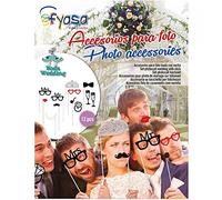 COMPLEMENTOS PHOTOCALL BODA 12 UNIDADES