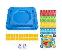 Completa el Juego de, Juguete Educativo para matemáticas y diversión, Juego de Dados y Juego de Mesa | para niños a Partir de 3-6 años, para casa, Aula, cumpleaños, Vacaciones,